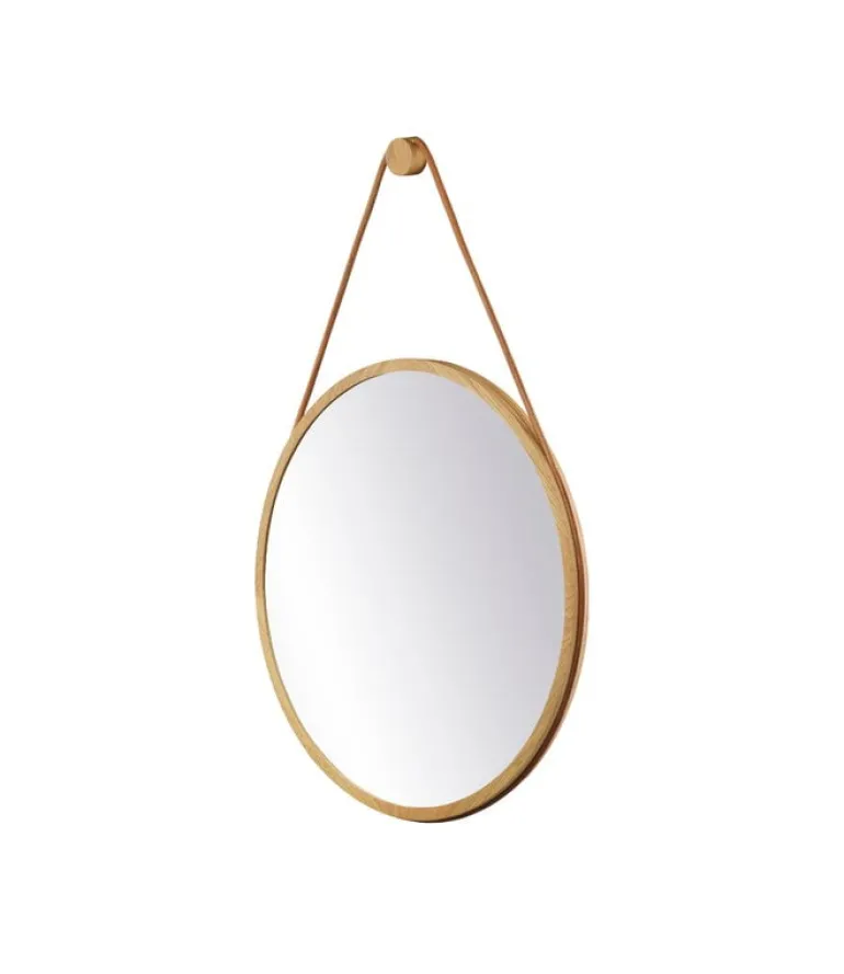 FDB Møbler I3 Mossø mirror, 60 cm, oak