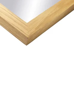 FDB Møbler I2 Mossø mirror, 90 cm, oak