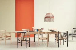 FDB Møbler J80 chair, black - paper cord