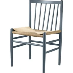 FDB Møbler J80 chair, blue grey - paper cord