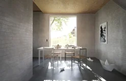 FDB Møbler J80 chair, blue grey - paper cord