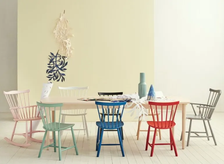 FDB Møbler J46 chair, lacquered beech