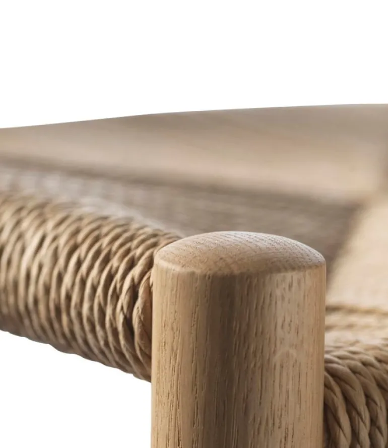 FDB Møbler J80 chair, lacquered oak - paper cord