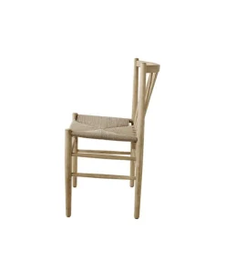 FDB Møbler J80 chair, oiled oak - paper cord