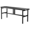 FDB Møbler J177 Havneholmen bench, black painted oak