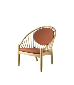 FDB Møbler J166 Jørna armchair, oak - burnt orange