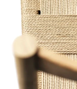 FDB Møbler J178 Lønstrup chair, lacquered oak - paper cord