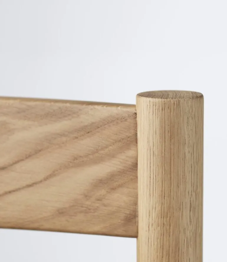 FDB Møbler J178 Lønstrup chair, lacquered oak - paper cord