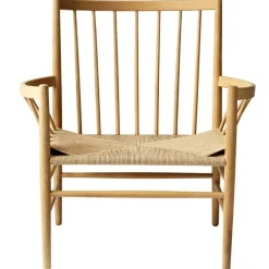 FDB Møbler J82 lounge chair, lacqured oak