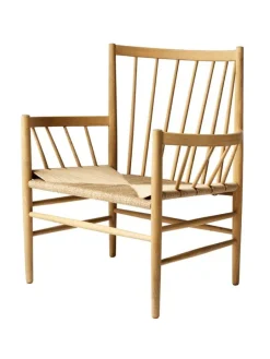 FDB Møbler J82 lounge chair, lacqured oak