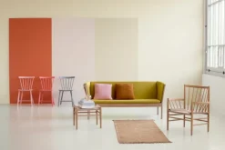 FDB Møbler J82 lounge chair, lacqured oak