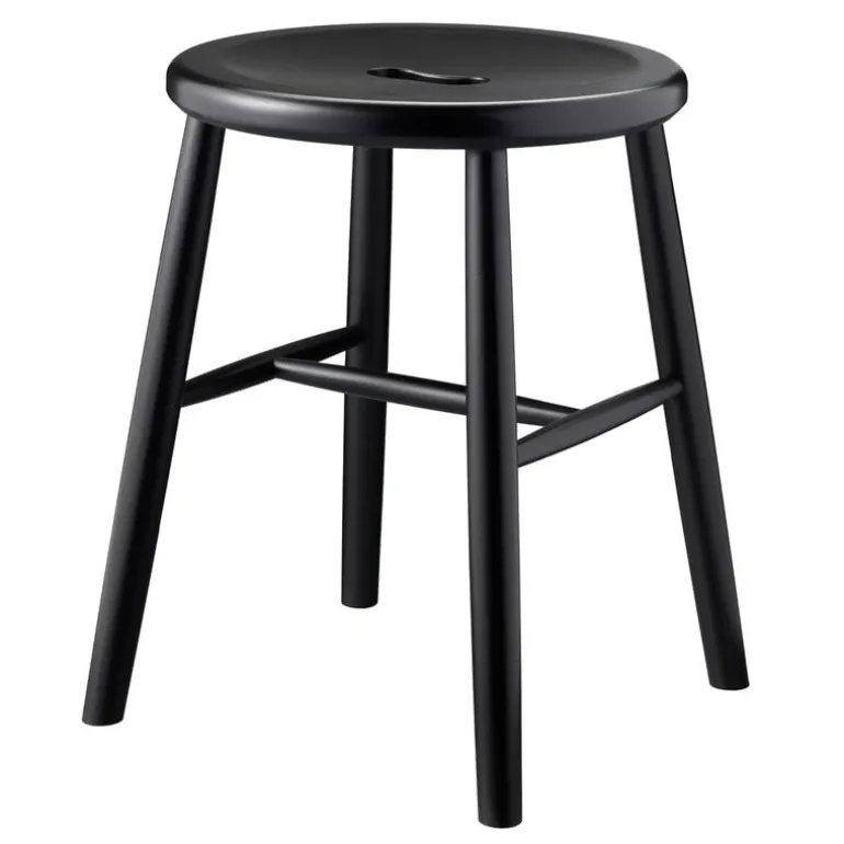 FDB Møbler J27 stool, black beech