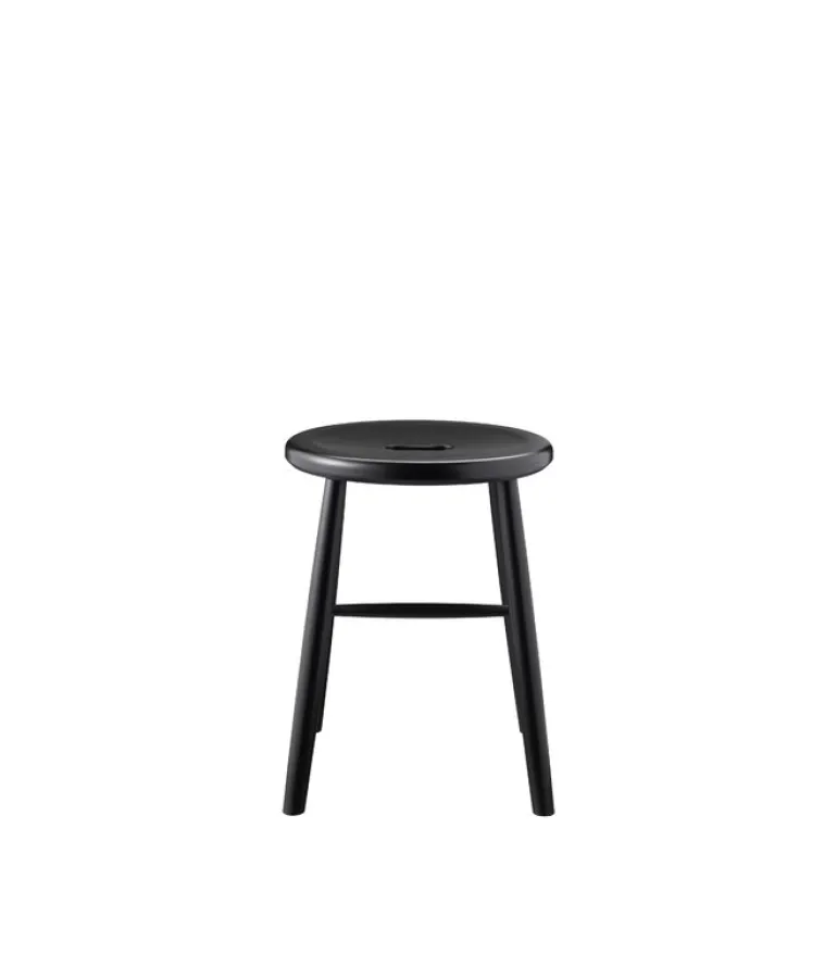 FDB Møbler J27 stool, black beech