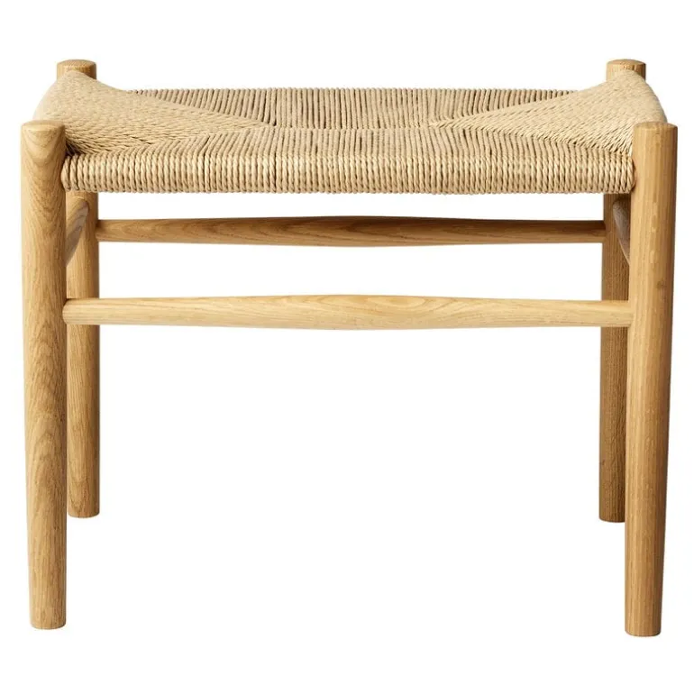 FDB Møbler J83 stool, lacquered oak
