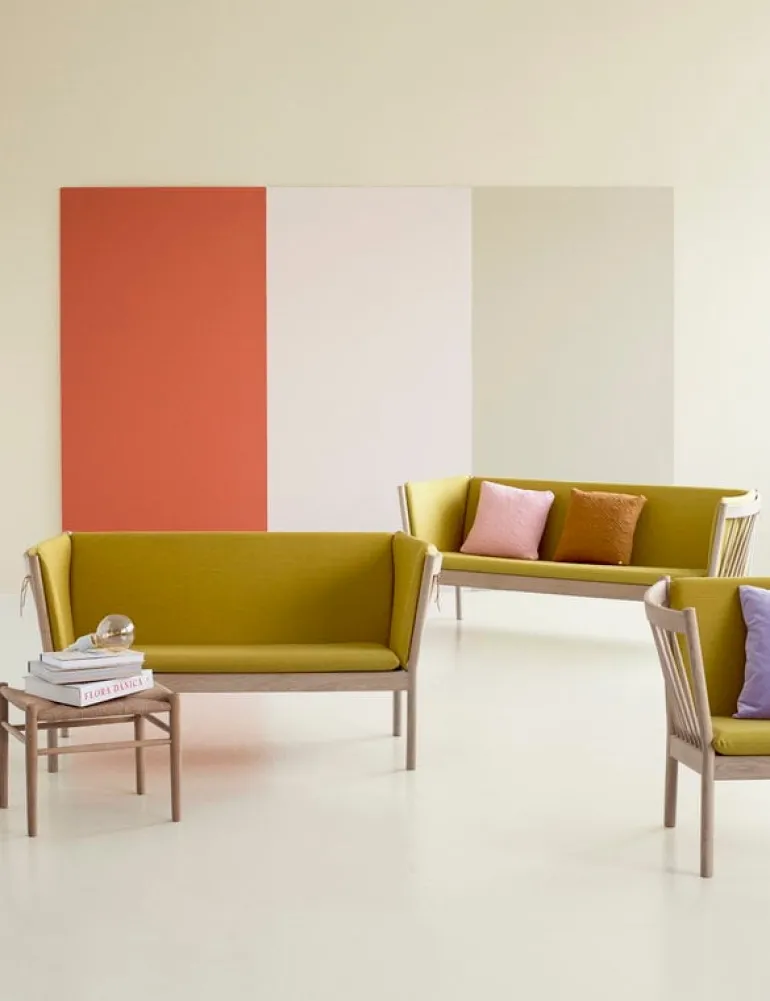 FDB Møbler J83 stool, lacquered oak