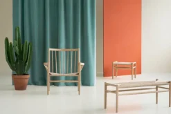 FDB Møbler J83 stool, lacquered oak