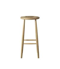 FDB Møbler J165B bar stool, 75 cm, natural oak