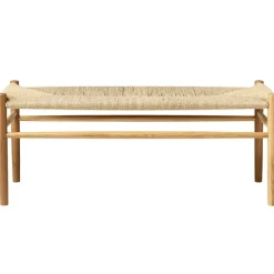 FDB Møbler J83B bench, lacquered oak