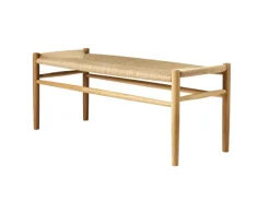 FDB Møbler J83B bench, lacquered oak