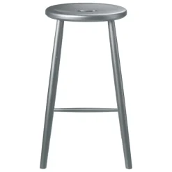 FDB Møbler J27C counter stool, 65 cm, grey beech