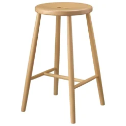FDB Møbler J27C counter stool, 65 cm, lacquered beech