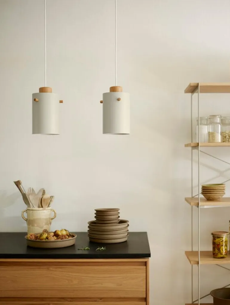 FDB Møbler U10 Asnaes pendant, silk grey