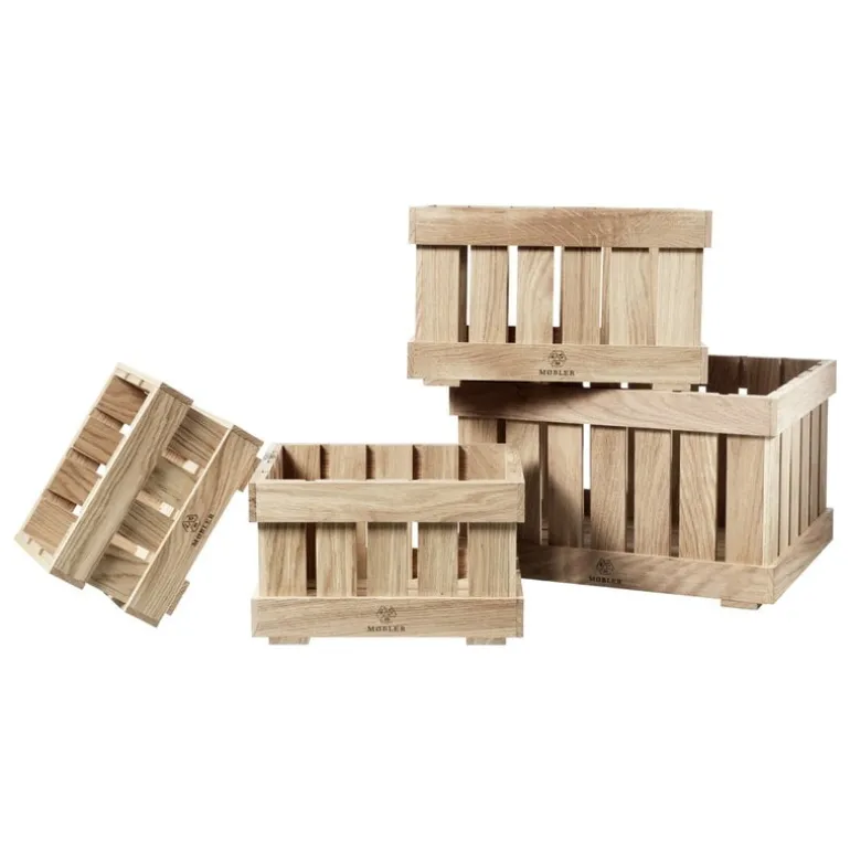 FDB Møbler X1 apple box, size 2, oak