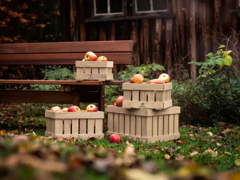 FDB Møbler X1 apple box, size 1, oak