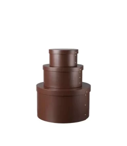 FDB Møbler X3 Drejo shaker box, 31 cm, chocolate brown