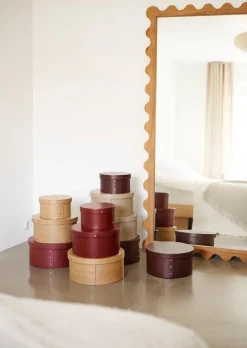 FDB Møbler X3 Drejo shaker box, 22 cm, chocolate brown