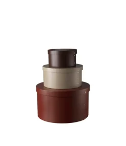 FDB Møbler X3 Drejo shaker box, 22 cm, chocolate brown