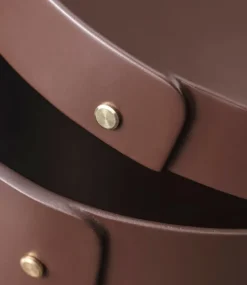 FDB Møbler X3 Drejo shaker box, 22 cm, chocolate brown