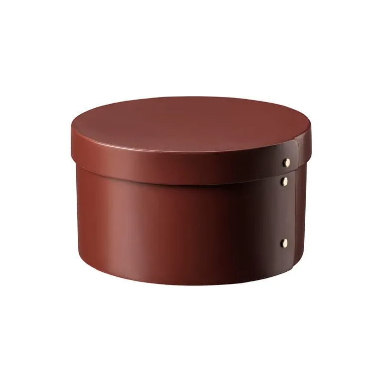 FDB Møbler X3 Drejo shaker box, 22 cm, oxide red
