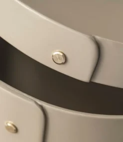 FDB Møbler X3 Drejo shaker box, 31 cm, grey beige