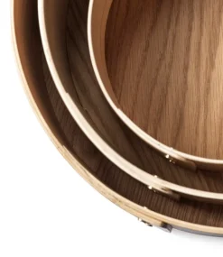 FDB Møbler X3 Drejo shaker box, 22 cm, oak veneer