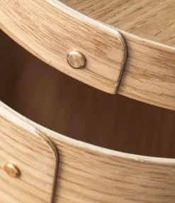 FDB Møbler X3 Drejo shaker box, 42 cm, oak veneer