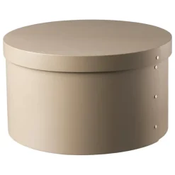 FDB Møbler X3 Drejo shaker box, 42 cm, grey beige