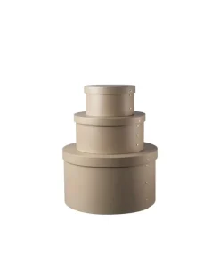 FDB Møbler X3 Drejo shaker box, 42 cm, grey beige