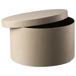 FDB Møbler X3 Drejo shaker box, 42 cm, grey beige