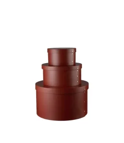 FDB Møbler X3 Drejo shaker box, 31 cm, oxide red