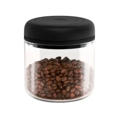 Fellow Atmos vacuum canister, 0,7 L, clear - matte black