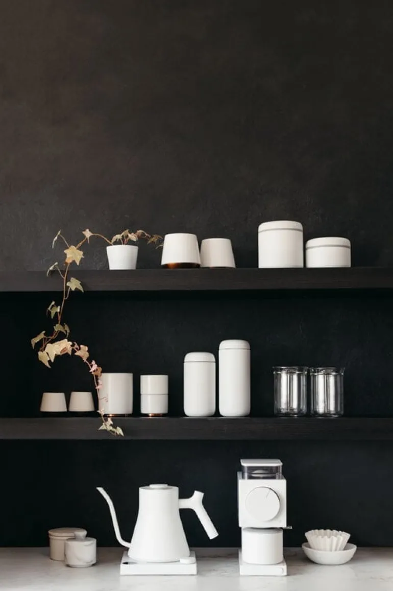 Fellow Atmos vacuum canister, 0,7 L, matte white