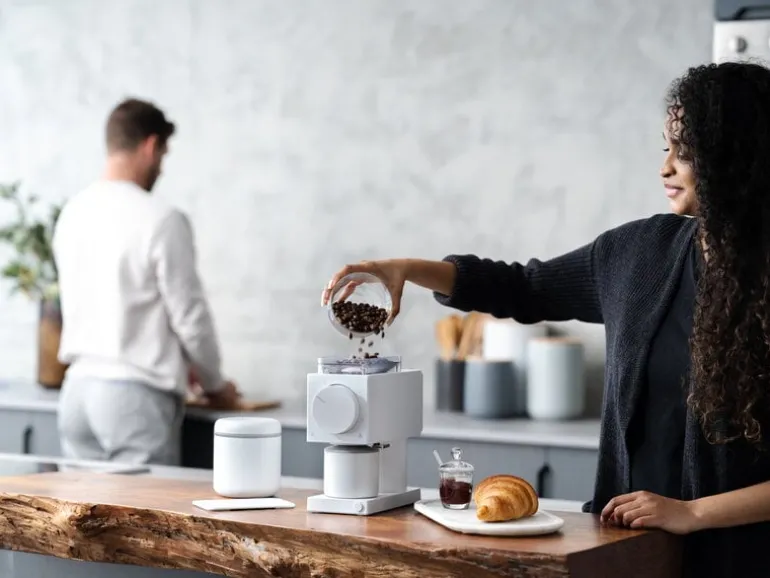 Fellow Atmos vacuum canister, 0,7 L, matte white