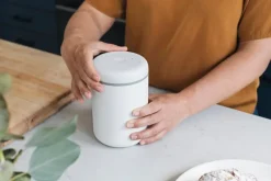 Fellow Atmos vacuum canister, 0,7 L, matte white