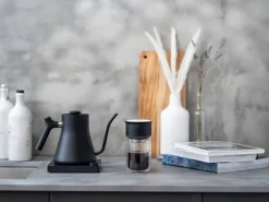 Fellow Stagg X pour-over coffee set with tasting glass