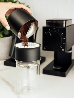 Fellow Stagg X pour-over coffee set with tasting glass