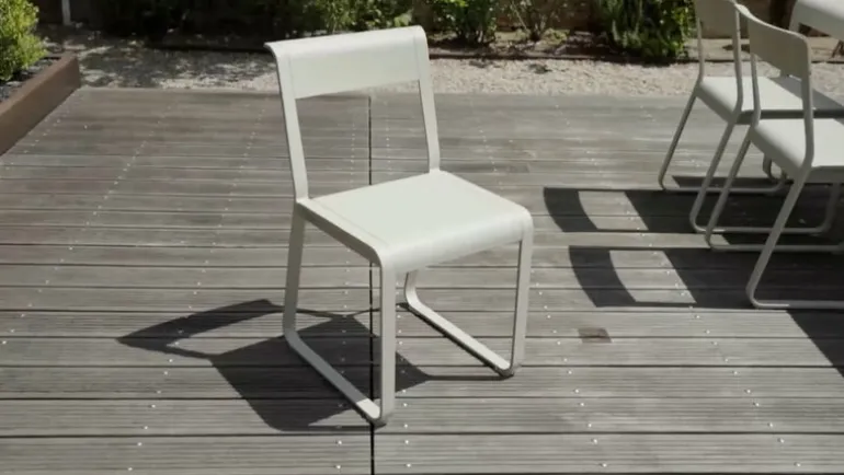 Fermob Bellevie chair, acapulco blue