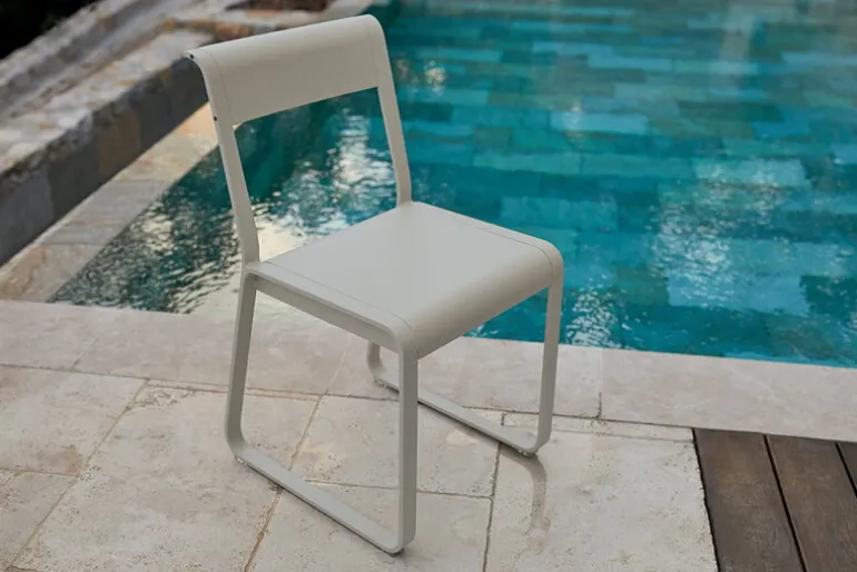 Fermob Bellevie chair, acapulco blue