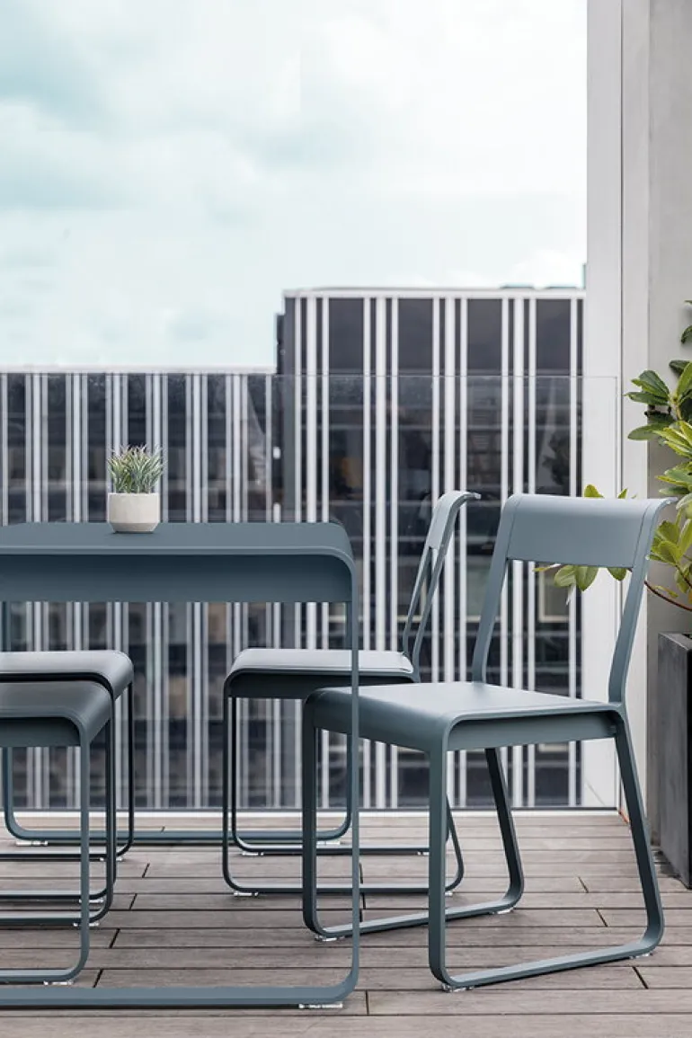 Fermob Bellevie chair, acapulco blue