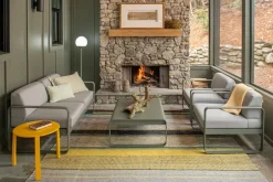 Fermob Bellevie low table, storm grey